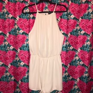 Foreign Exchange White Romper